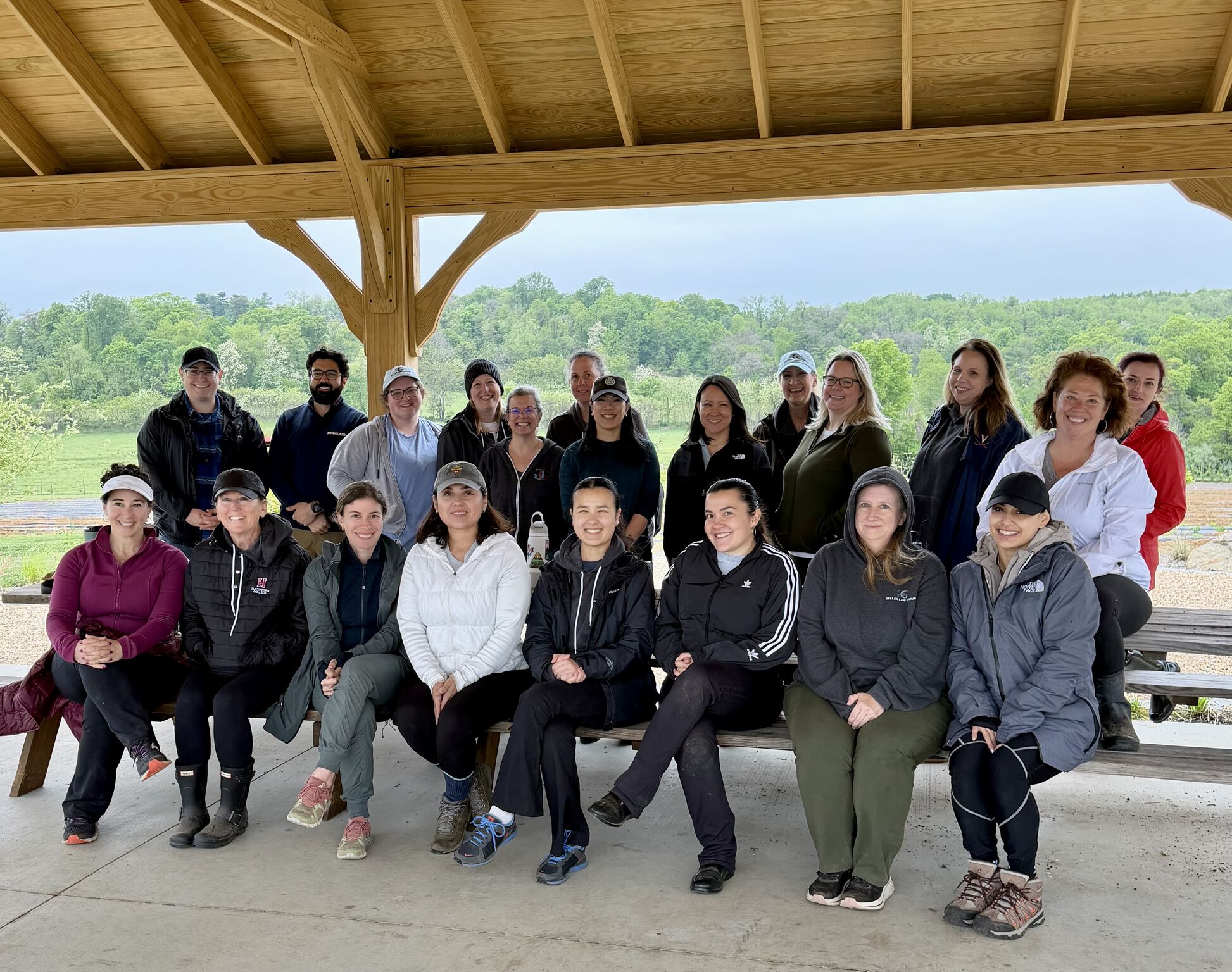 Geller Law Group Volunteer Day Team Shot at JK Community Farms in Purcellville, VA