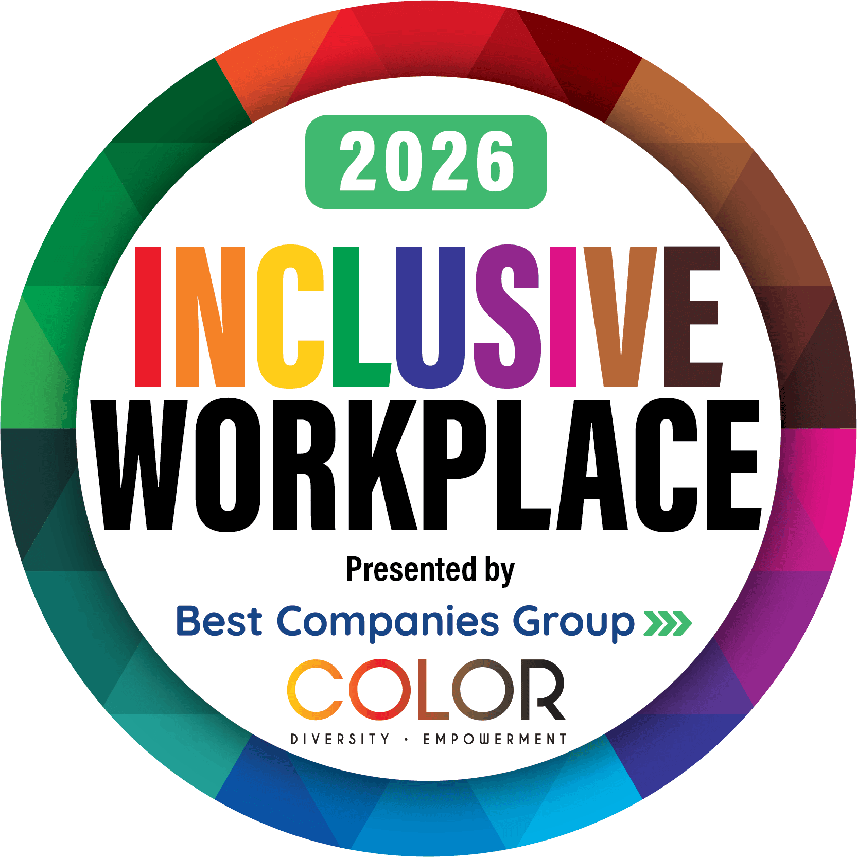 2026 Inclusive Workplace Award logo